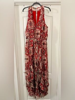 Ramy Brook Savanna Printed High-Low Dress